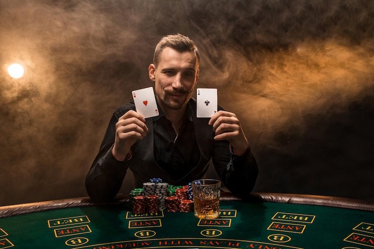 Tampilan live dealer Pretty Gaming dengan studio multi-kamera dan interaksi real-time